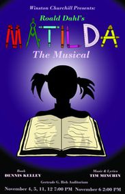 Matilda the Musical show poster