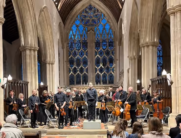 Langtree Sinfonia concert at Dorchester Abbey show poster