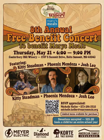 Free Concert To Benefit Mary's Meals show poster