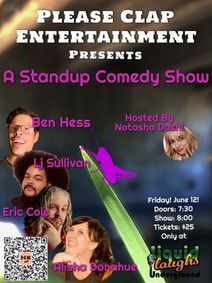 A stand Up Comedy Show show poster