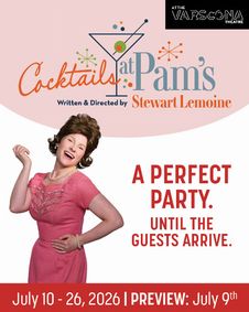 Cocktails at Pam's show poster