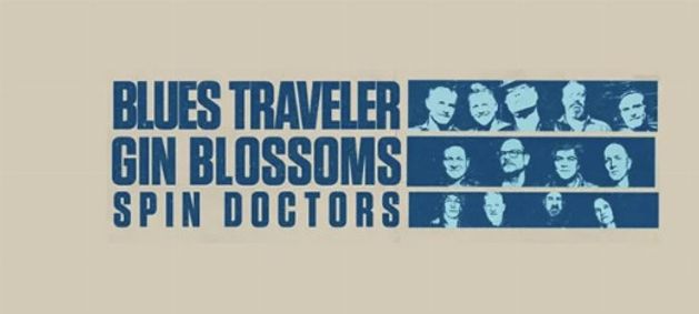 Blues Traveler, Gin Blossoms & Spin Doctors show poster