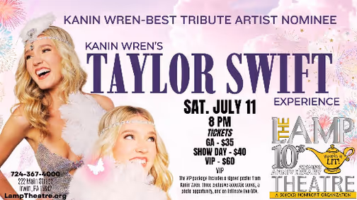 Kanin Wren's Taylor Swift Experience at The Lamp Theatre show poster