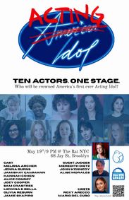 Acting Idol show poster