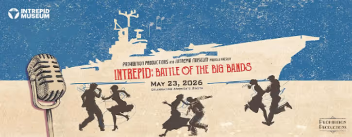 Intrepid Museum’s Battle of the Big Bands show poster