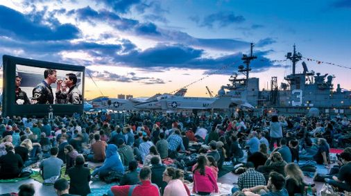 Free Move Night at The Intrepid Museum: Top Gun show poster