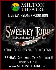 Sweeney Todd: The Demon Barber Of Fleet Street show poster