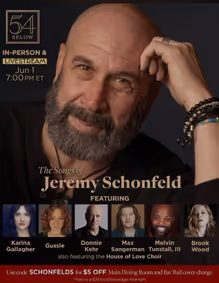 The Songs Of Jeremy Schonfeld show poster