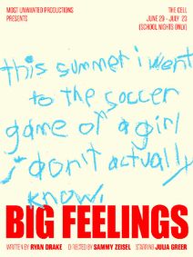 Big Feelings show poster