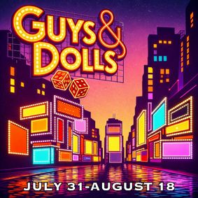 GUYS AND DOLLS show poster