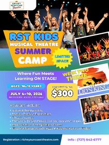 Young Performers to Roar onto the Stage at Richey Suncoast Theatre's The Lion King Summer Camp