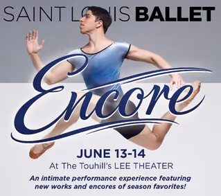 Saint Louis Ballet's ENCORE show poster
