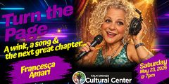 "Turn the Page: A wink, a song & the next great chapter" in Palm Springs