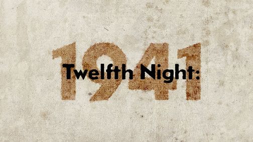 Twelfth Night: 1941 show poster
