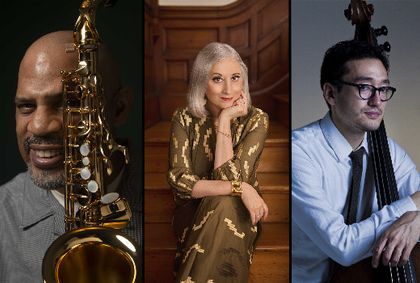 Jazz at the Cape Cod Chamber Music Festival: Steve Wilson, Renee Rosnes and David Wong show poster