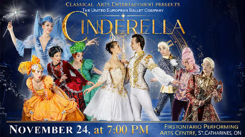 CINDERELLA by The United European Ballet Company show poster