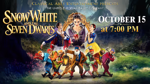 Snow White and the Seven Dwarfs by The United European Ballet Company show poster