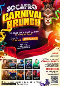 SocAfro Carnival Brunch and Party show poster
