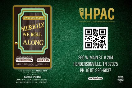 Merrily We Roll Along show poster