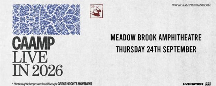 Caamp show poster