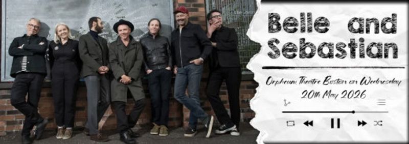 Belle and Sebastian show poster