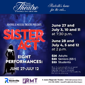 Rockville Musical Theatre presents Sister Act    show poster