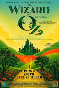 The Wizard of Oz show poster