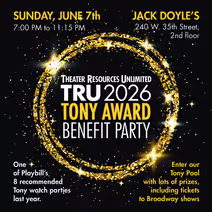 Theater Resources Unlimited (TRU) 2026 Tony Watch Party Fundraiser