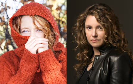 Patty Larkin and Lucy Kaplansky show poster