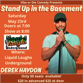 Stand Up in the Basement show poster