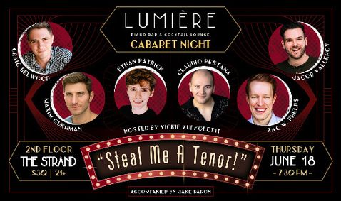 Lumiere Lounge Cabaret Night: Steal Me A Tenor! show poster