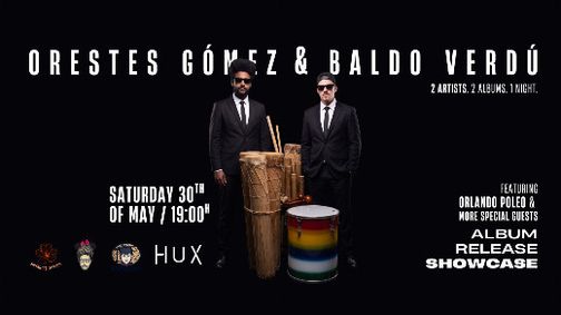 Orestes Gomez and Baldo Verdu: Album Release Showcase show poster
