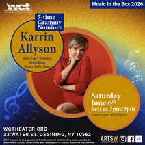 Five-Time Grammy Nominee Karrin Allyson Returns for A Special Appearance At WCT