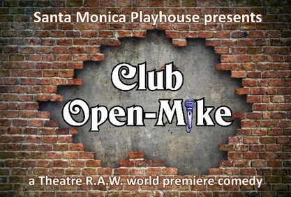 Club Open-Mike – a Theatre R.A.W. world premiere comedy show poster