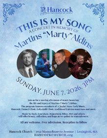 This Is My Song: A Memorial Concert for Martins Aldins show poster
