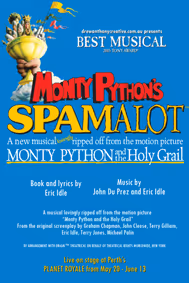 MONTY PYTHON'S SPAMALOT show poster