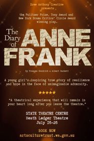 THE DIARY OF ANNE FRANK show poster