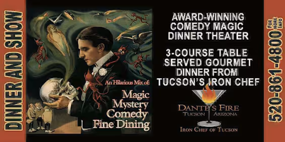 Mystery and Magic Dinner Theater - 'Murder at the Magic Show II' show poster