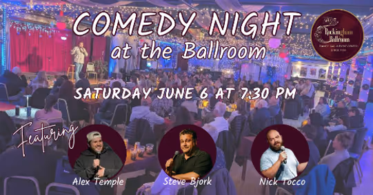 June Comedy Night at the Ballroom show poster