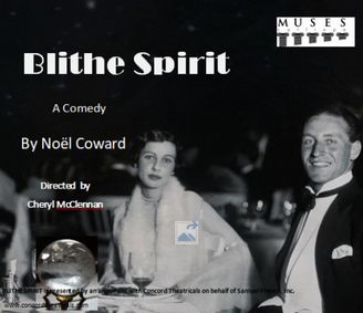 Blithe Spirit show poster