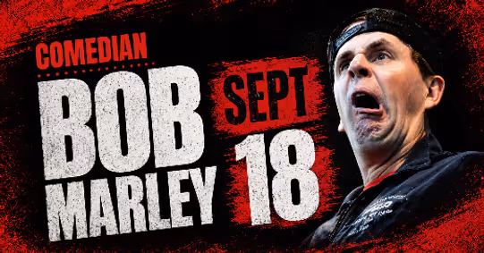 Comedian Bob Marley show poster
