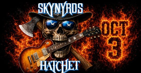Skynyrd's Hatchet show poster