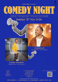 Collywobblers Comedy at The Railway Streatham : Patrick Monahan / Abandoman EdFringe Previews show poster