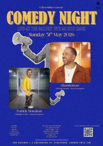 Collywobblers Comedy at The Railway Streatham : Patrick Monahan / Abandoman EdFringe Previews