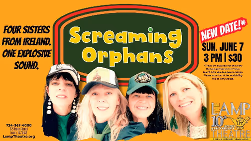 Screaming Orphans -Celtic pop show poster
