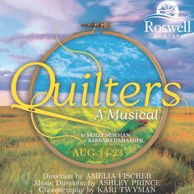 Quilters show poster