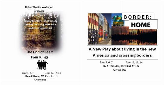 End of Lear & Border:Home show poster