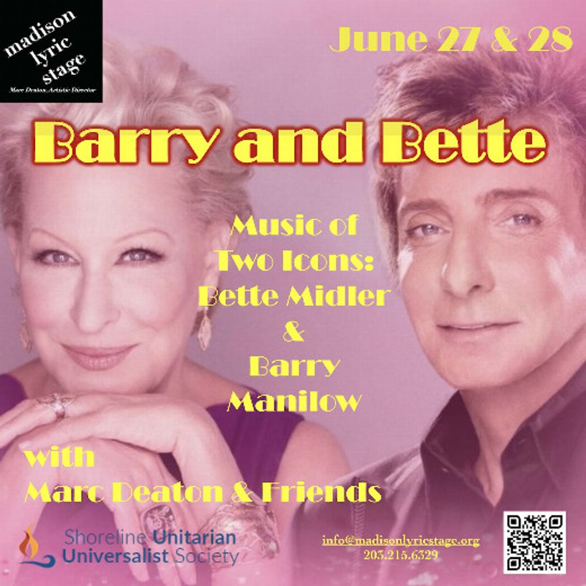 Barry & Bette! The Music of Bette Midler and Barry Manilow