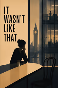 It Wasn't Like That show poster