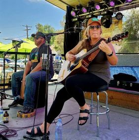 Kiowa Music in the Park featuring Sarah P and the Dirty Logger show poster